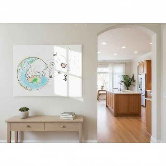 Emanate love - Wall Canvas