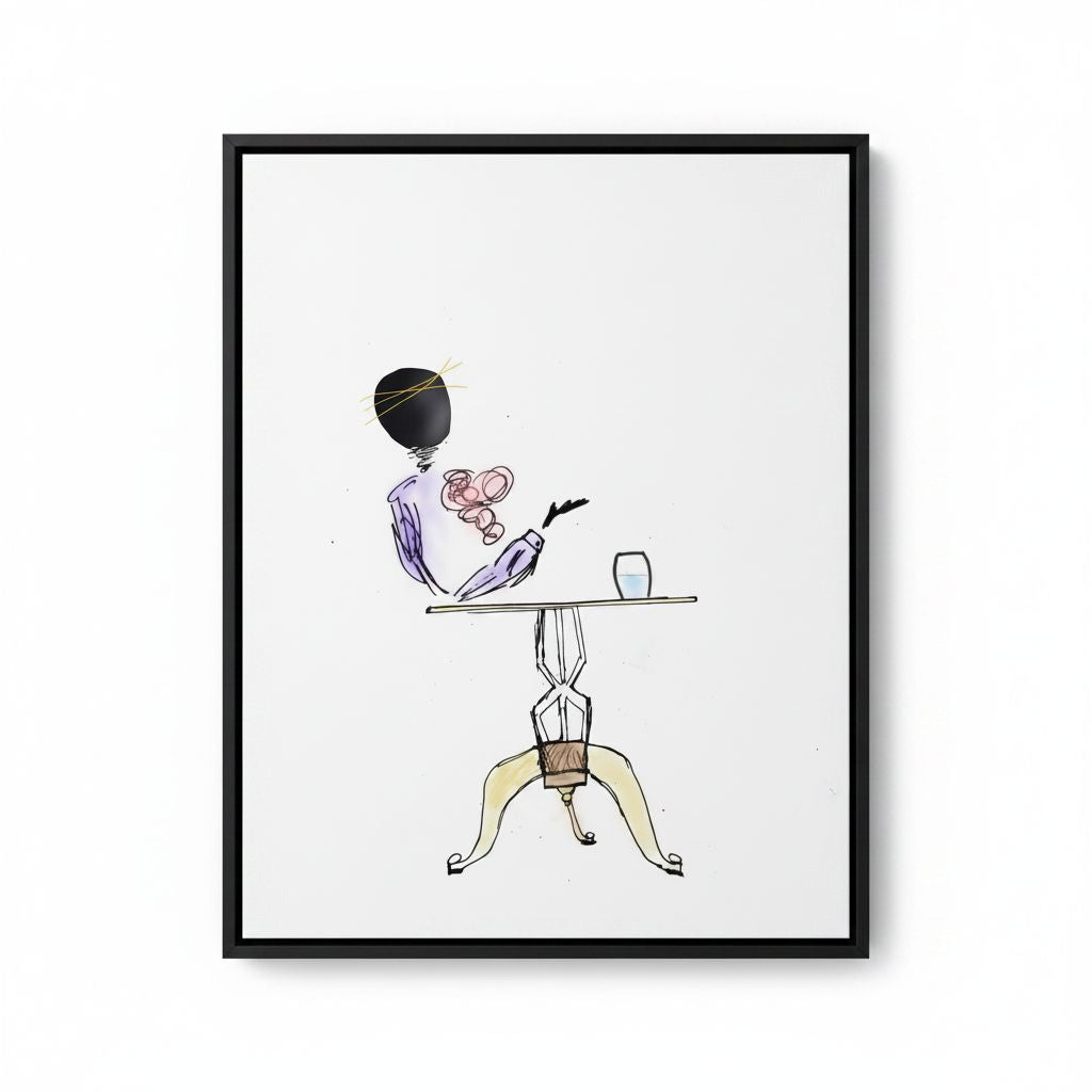 Half Full - Art Print, Gift