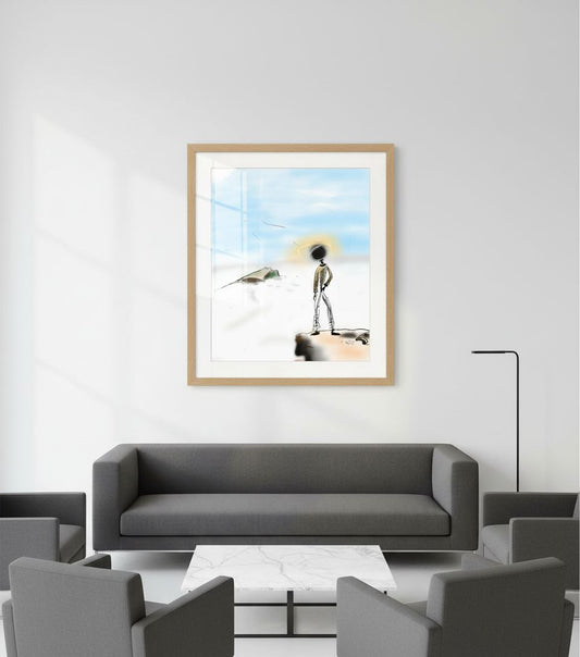 Being Present - Art Print, Gift