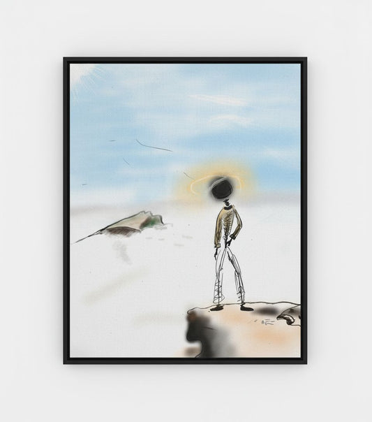 Inspirational Being Present Art Print - Gratitude Gift