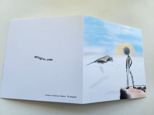 You did well - Greeting card (blank inside)