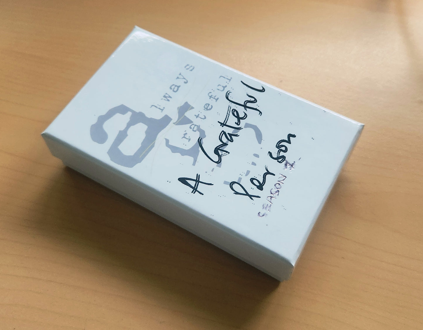 A Grateful Person Card Deck - 60+ questions for owning your grateful identity