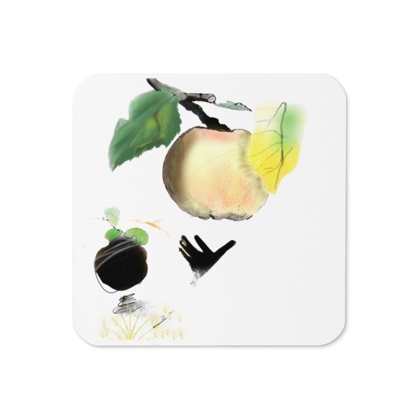 Trusting - Cork-back coaster