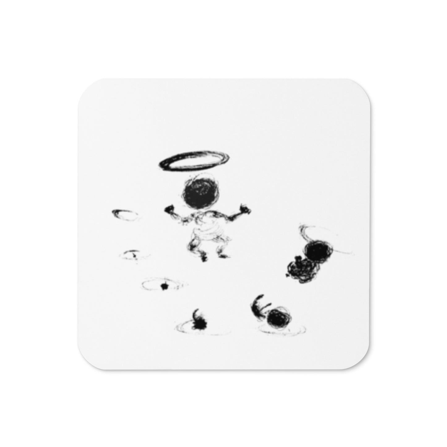 Who am I - Cork-back coaster