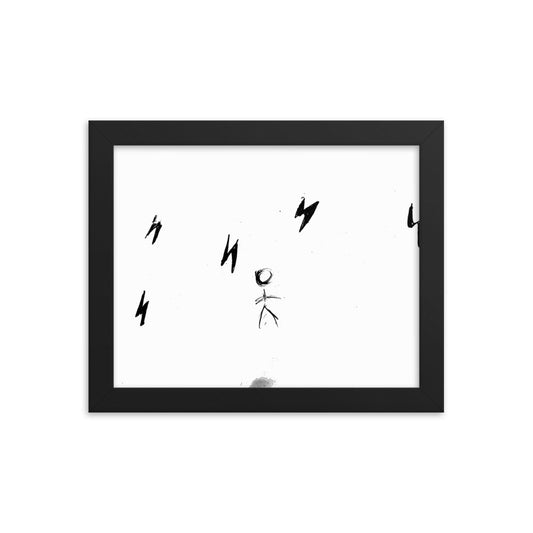 Variety of intentions Framed poster