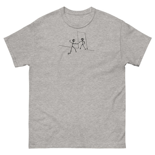 Positive Message HUG OUT Men's heavyweight tee