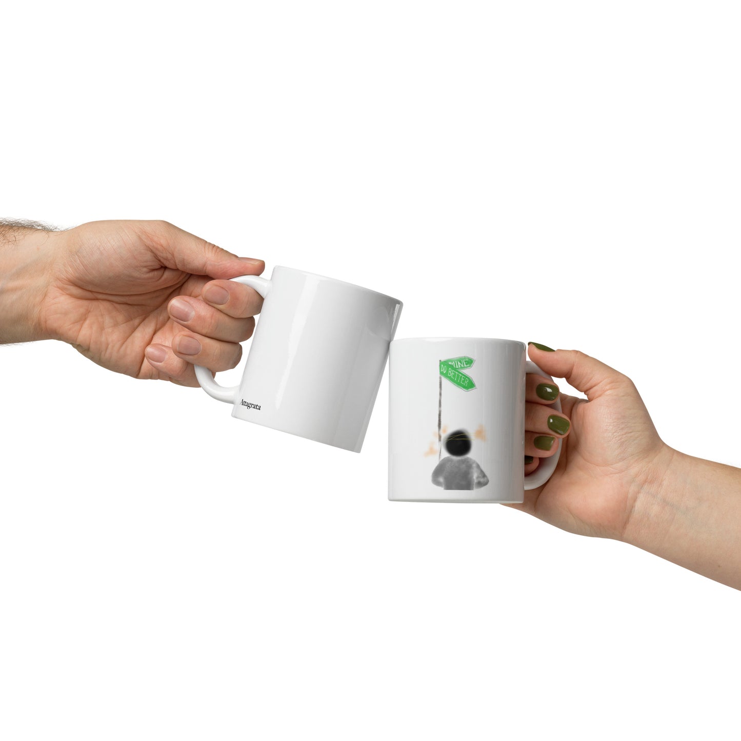 i can do better - White glossy mug