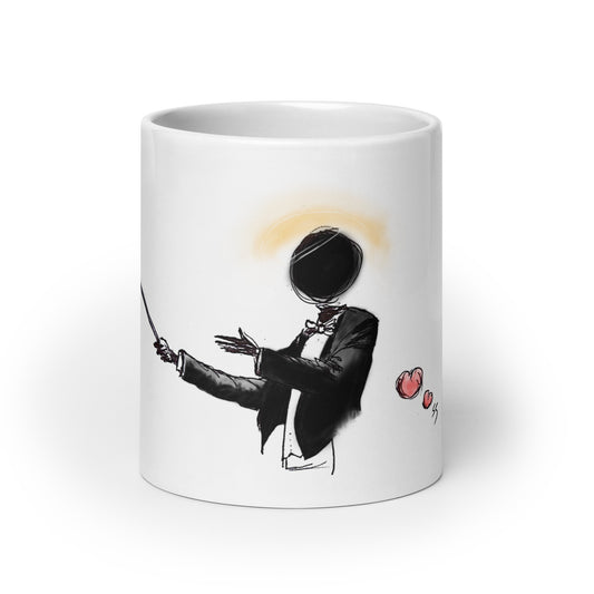 Grateful for my struggles - White glossy mug