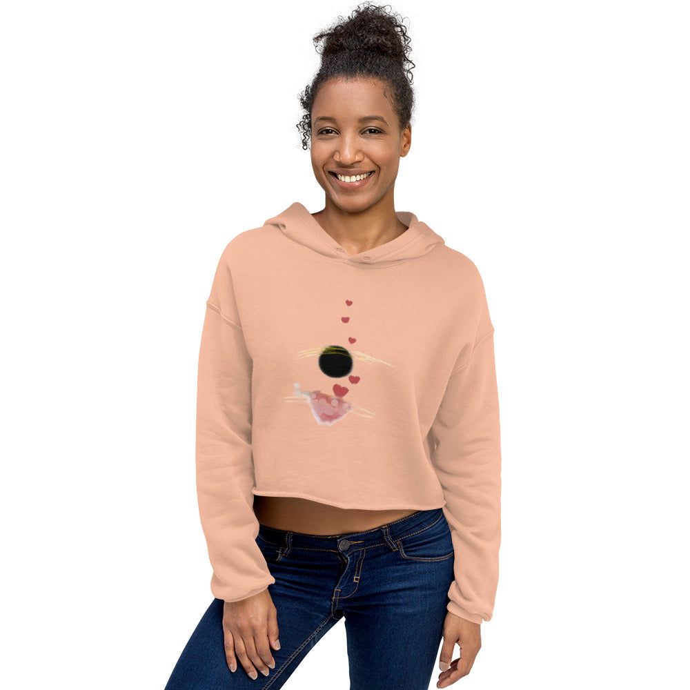 Training my thoughts - Crop Hoodie