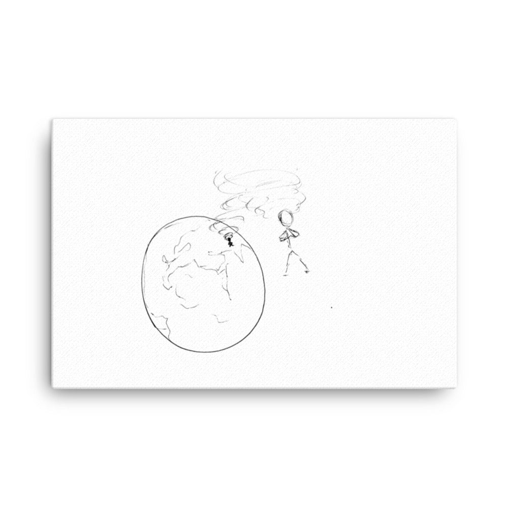 Born to create - Wall Canvas