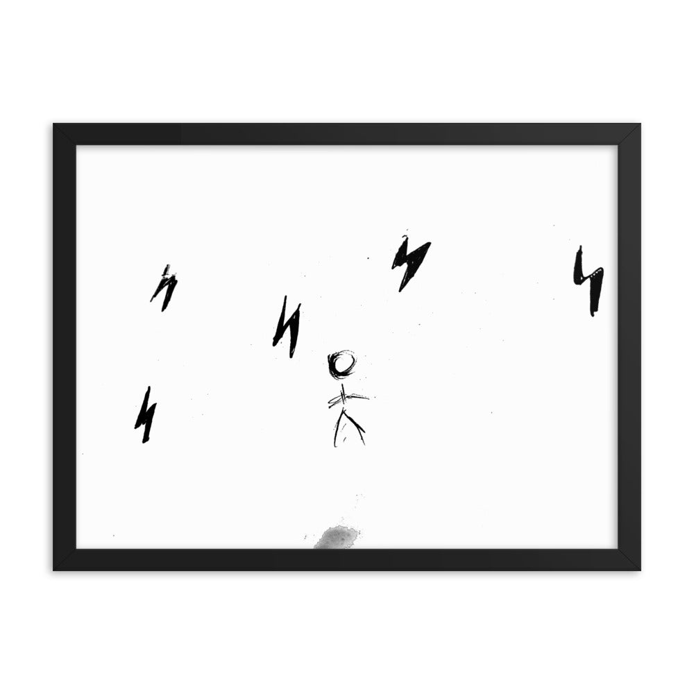 Variety of intentions Framed poster