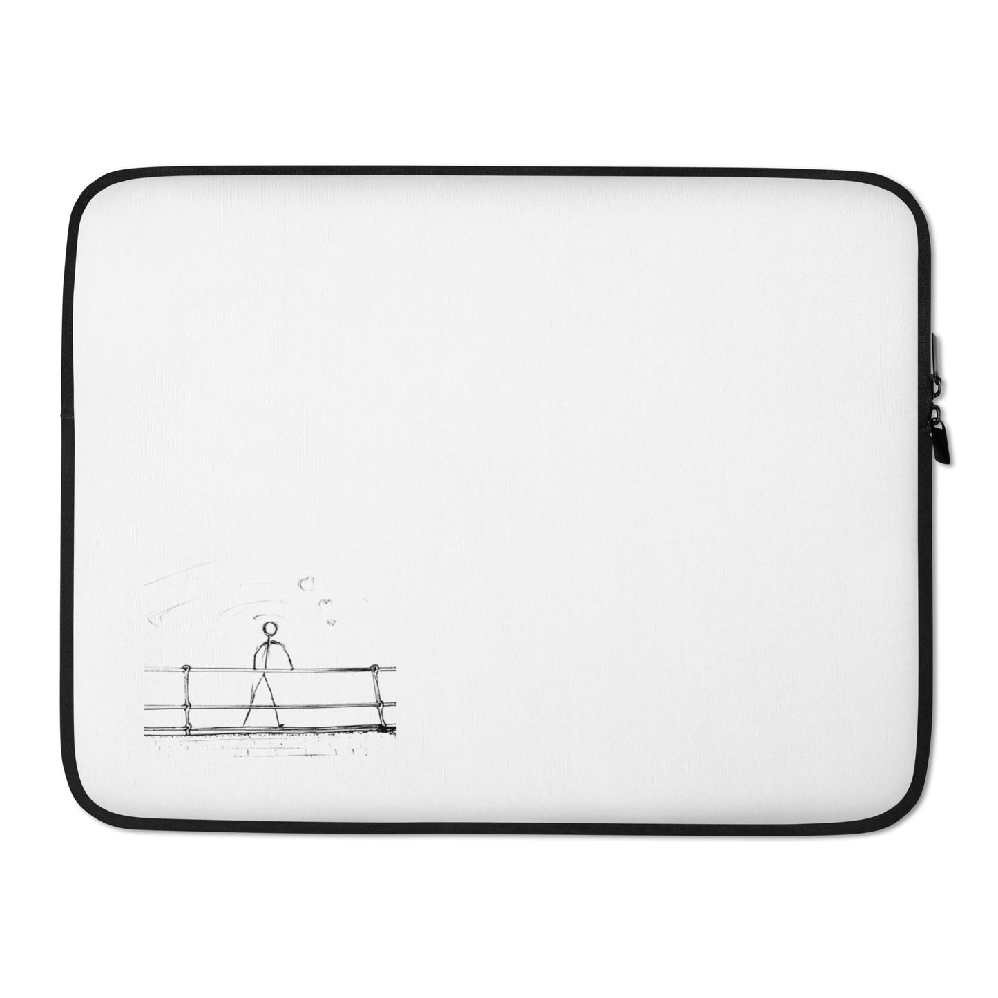 Trusting my improvements - Laptop Sleeve Grayscale