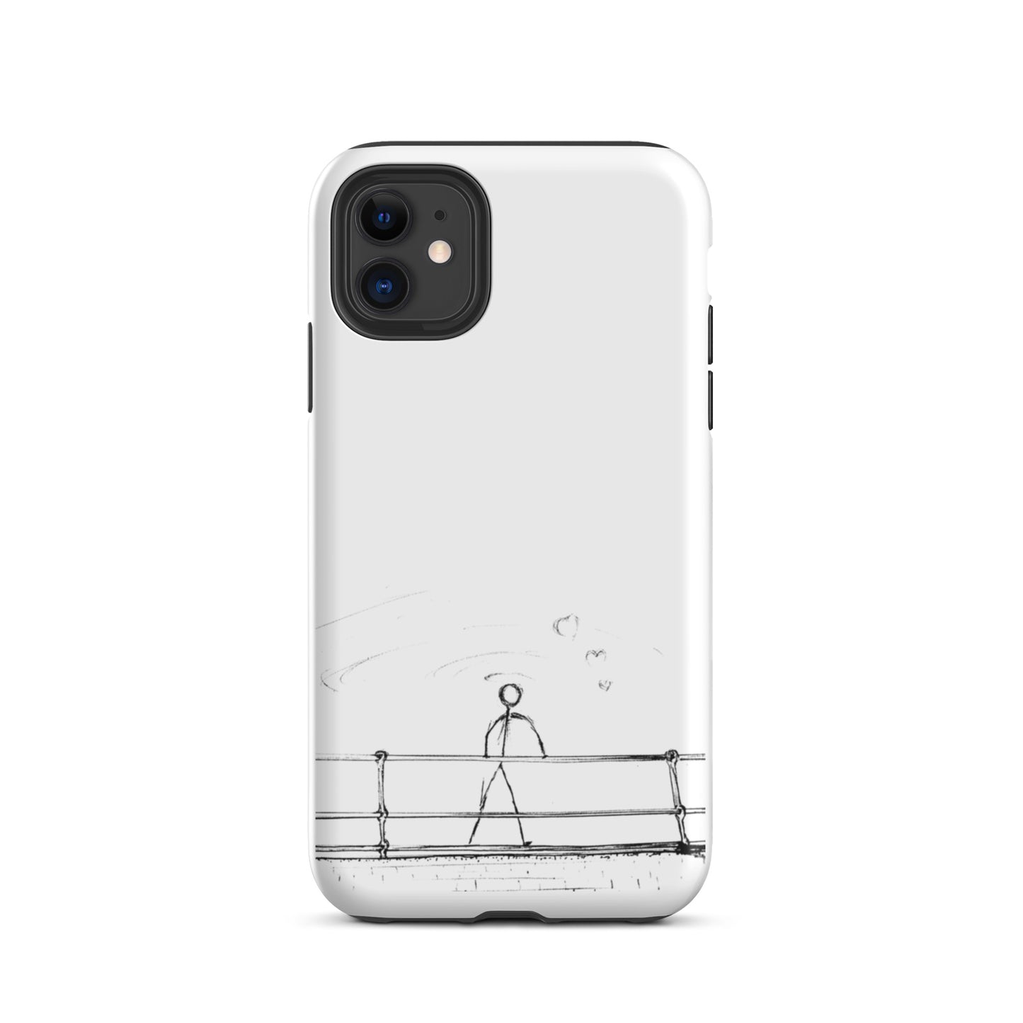 Trusting my improvements - Tough Case for iPhone® Grayscale