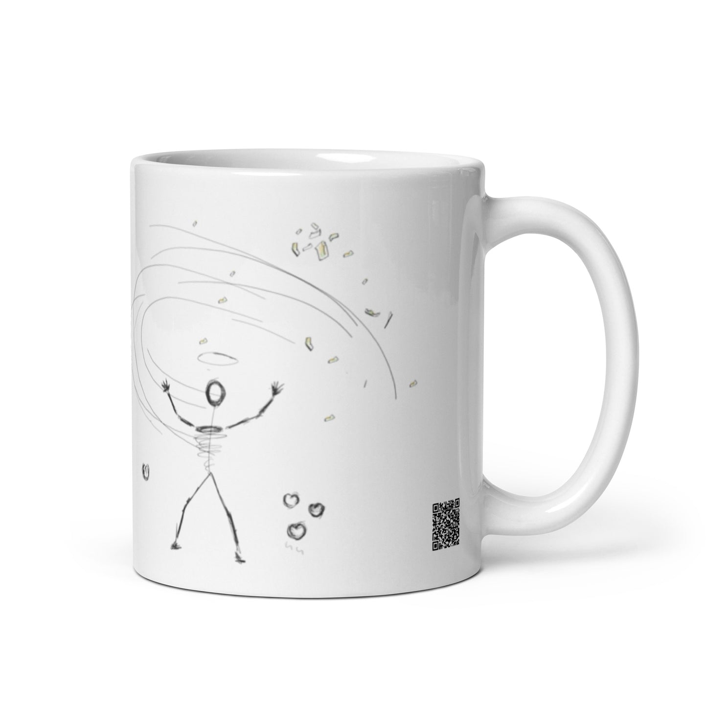 Celebrate what you allowed - White glossy mug