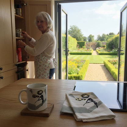 Stop Overthinking - White glossy mug