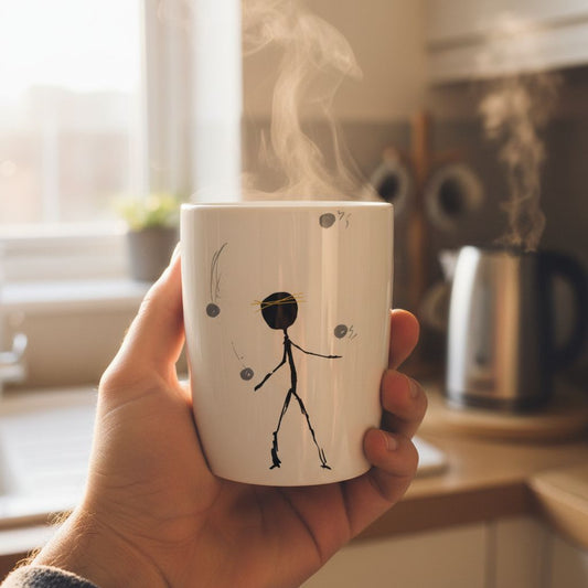 Juggle - White glossy mug