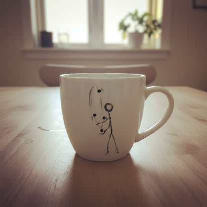 Juggling - White glossy mug