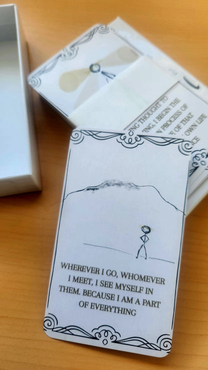 A Grateful Person Card Deck - 60+ questions for owning your grateful identity