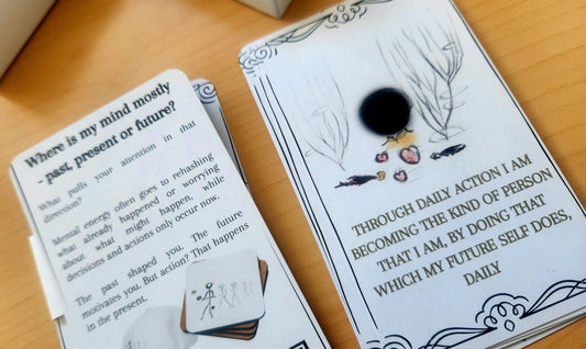 A Grateful Person Card Deck - 60+ questions for owning your grateful identity