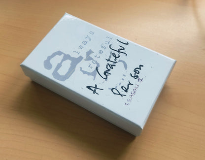 A Grateful Person Card Deck - 60+ questions for owning your grateful identity