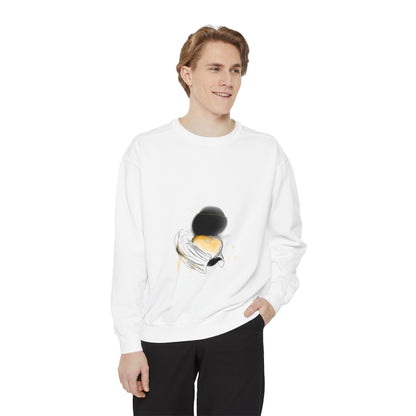 Inspirational Perfect Love Unisex Garment-Dyed Sweatshirt