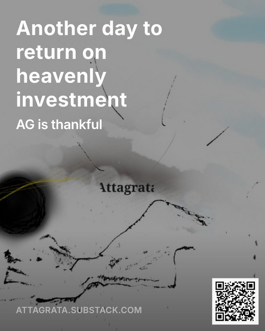 Another day to return on heavenly investment