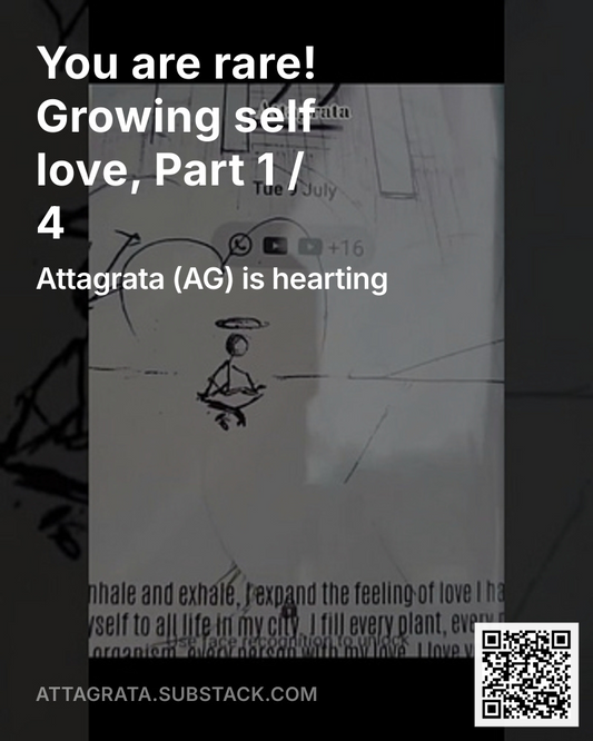 You are rare! Growing self love, Part 1 of 4