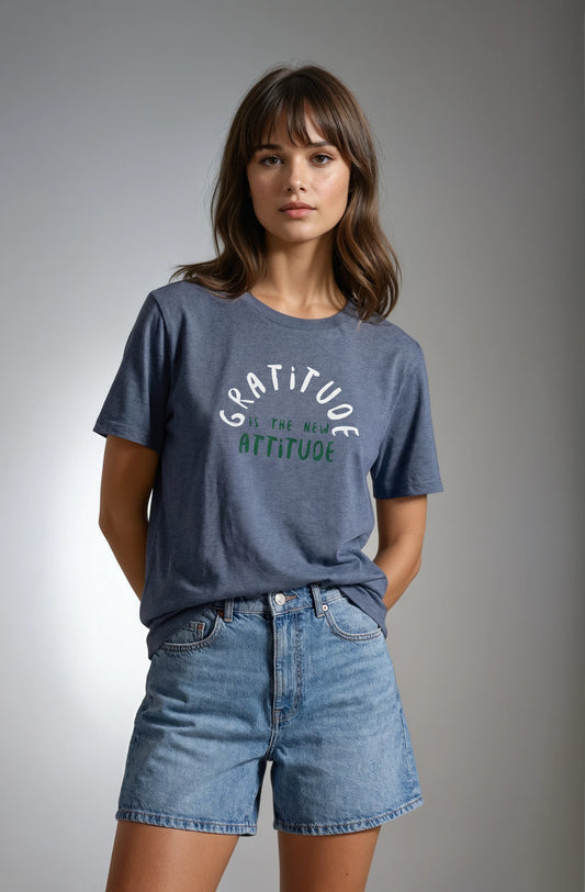 Gratitude is the new Attitude - Unisex organic cotton t-shirt