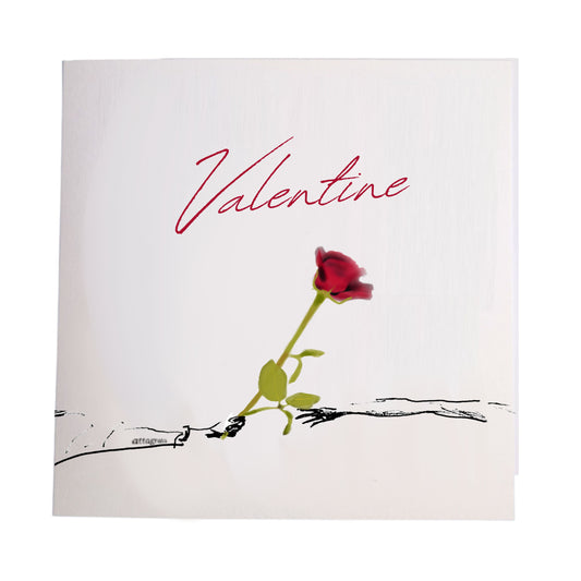 Valentine Roses Greeting Card