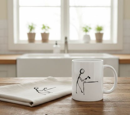 Making improvements - White glossy mug