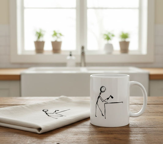 Making improvements - White glossy mug