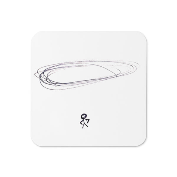 Inspirational Cork-back Coaster - Motivational Quote Drinkware Gift