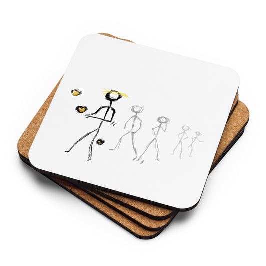 This moment - Cork-back coaster