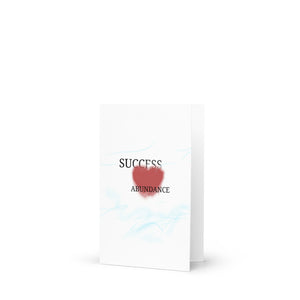 Success Love Abundance (blank inside)