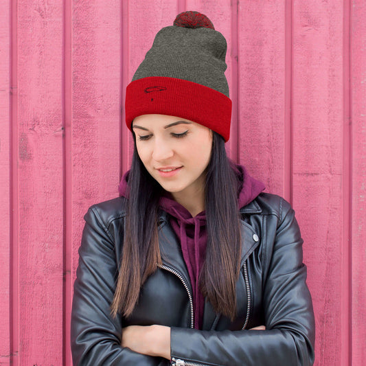 I AM SOURCE ENERGY Pom-Pom Beanie