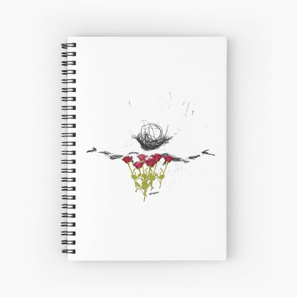 Mindfulness My Valentine Spiral Notebook
