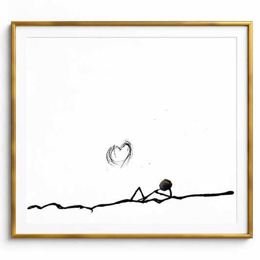 I'm grateful for...  Art Print, Gift