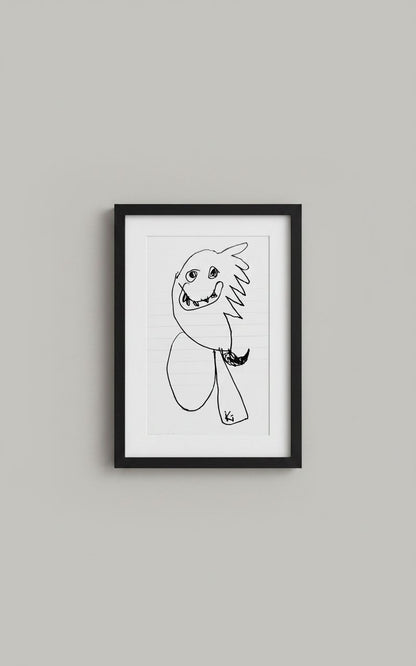 Sunfire Man - Art Print, Gift, Wall Art