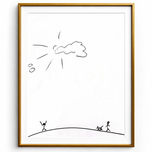 Walking Earth - Art Print, Gift