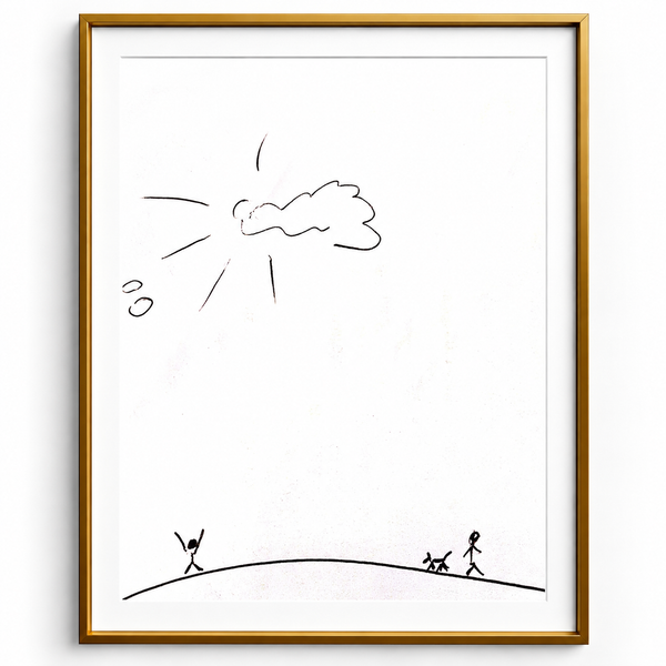 Walking Earth - Art Print, Gift