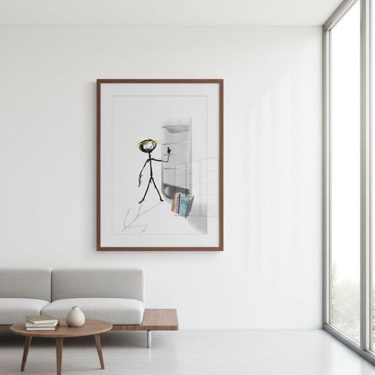 All learning is remembering - Stoic Quote Art Print