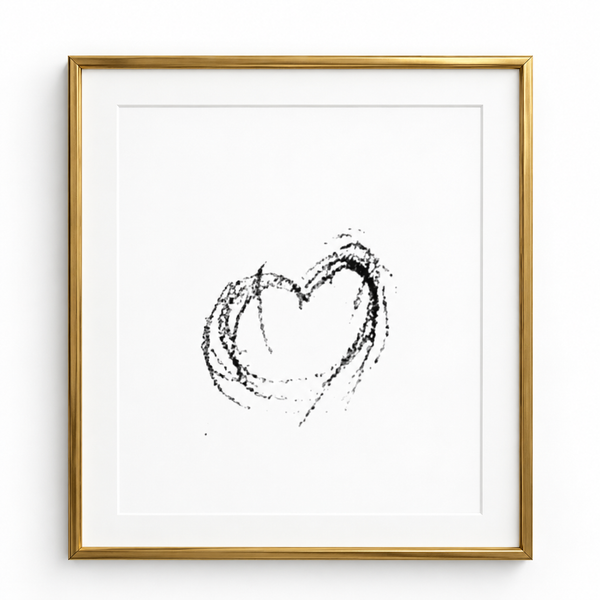 Thankful Heart - Art Print, Gift