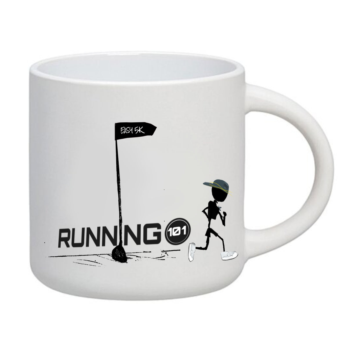 Running101 Running Man - White 15oz Mug