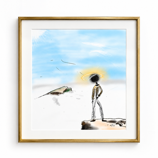 Being Present - Art Print, Gift
