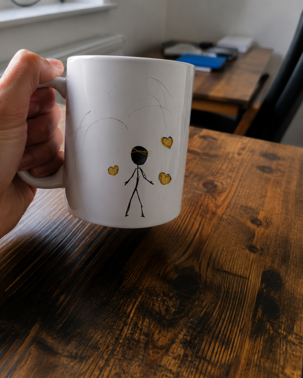 I am blessed - White glossy mug