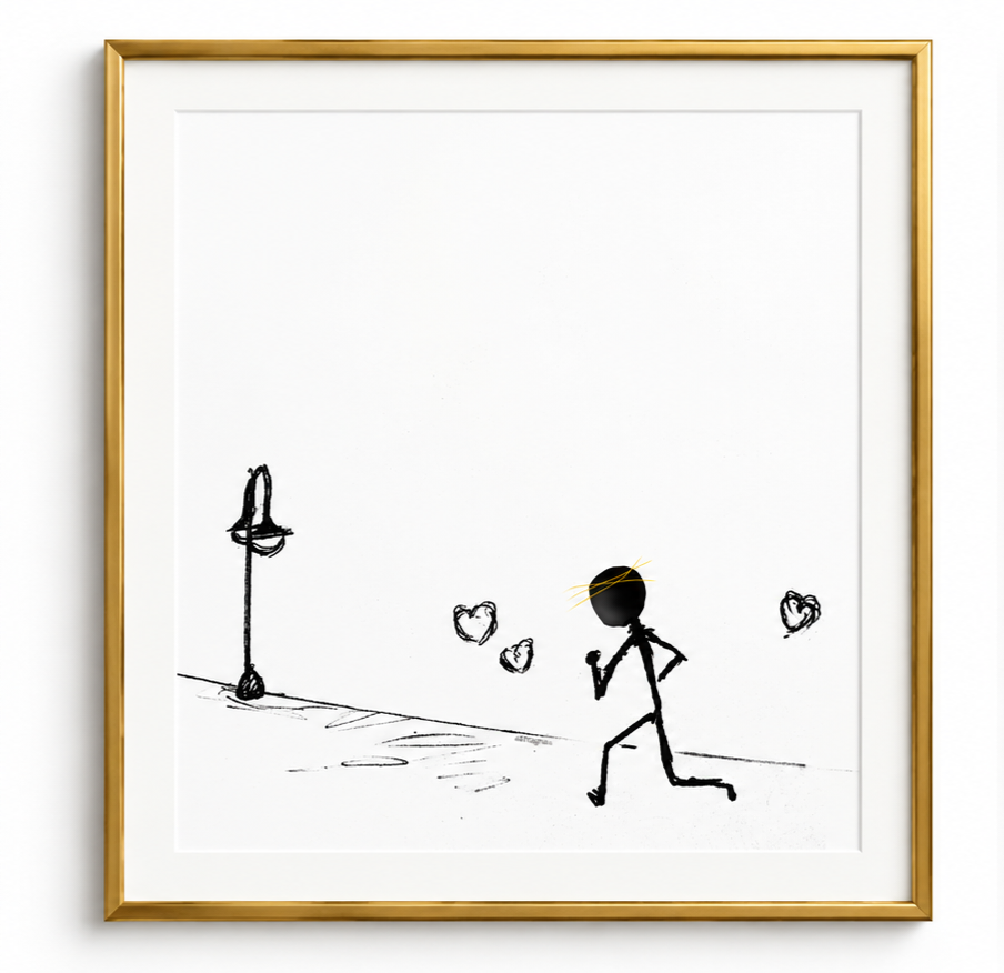 Dogged - Art Print, Gift