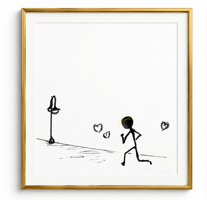 Dogged - Art Print, Gift