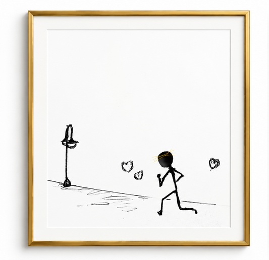 Dogged - Art Print, Gift