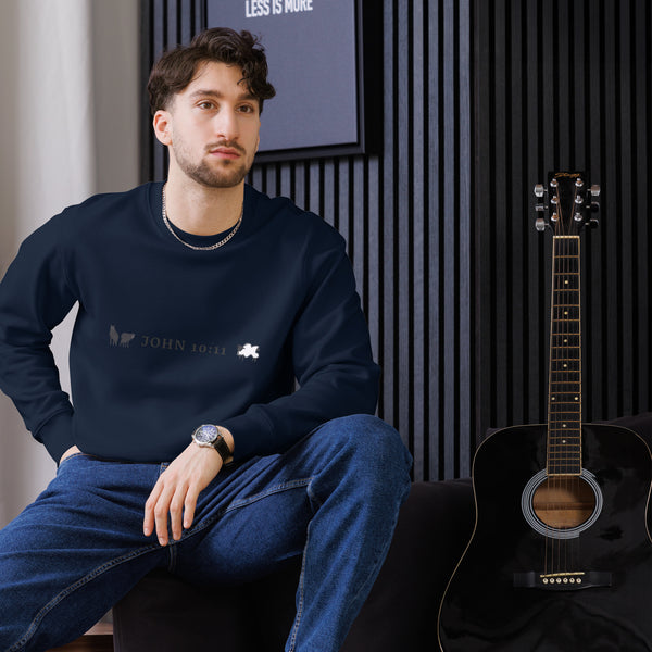 Reliance John 10:11 Unisex eco sweatshirt