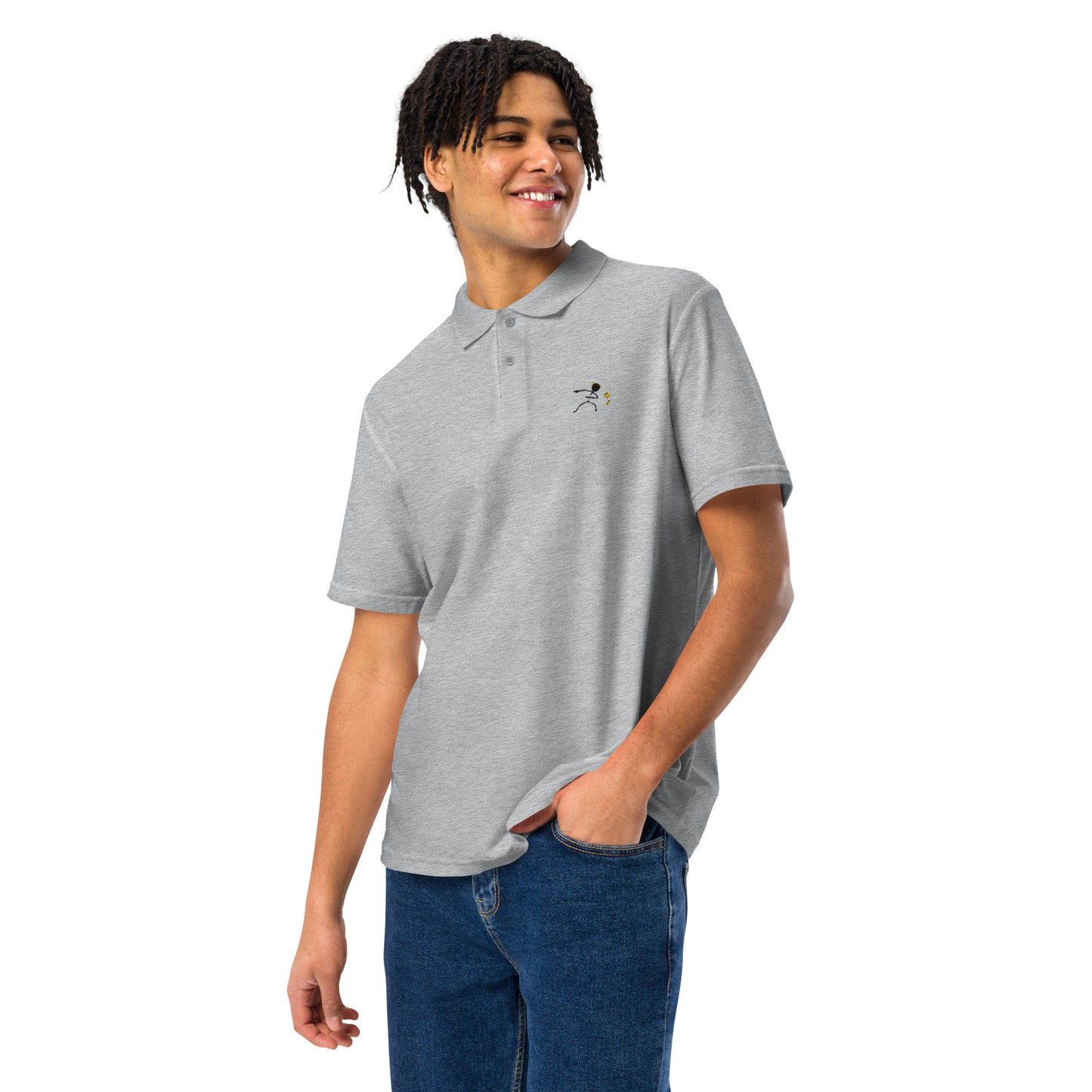 Feel good consistently - Unisex pique polo shirt